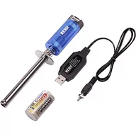 Świece żarowe - Reely ALU-GLOWSTECKER zestaw 3000 akumulatorów SUB-C USB - miniaturka - grafika 1