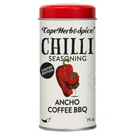 Przyprawy i zioła sypkie - Ostra mieszanka przypraw CHILLI I KAWA do mięsa Ancho Coffee Chilli RUB 75g - miniaturka - grafika 1