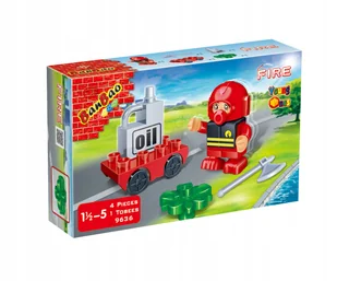 Banbao 9636 Young Ones Strażak Ratownik - Klocki - miniaturka - grafika 1