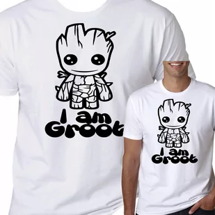 T-Shirt Koszulka Marvel Groot Strażnicy L 0657 - Koszulki męskie - miniaturka - grafika 1