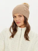 Czapki damskie - Guess Czapka AW5213 POL01 Beżowy - miniaturka - grafika 1