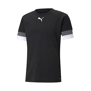 PUMA PUMA Koszulka męska Teamrise Jersey Puma Black-smoked Pearl-puma White M 704932 - Koszulki męskie - miniaturka - grafika 1
