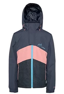 Kurtki i płaszcze dla dziewczynek - Protest Protest Dziewczęca kurtka narciarska Trickle JR 10 K, wodoszczelna i oddychająca Ciemnoszary melan$39 104 6911692 - grafika 1
