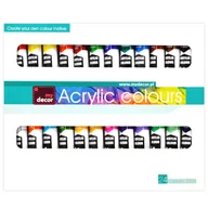 Farby i media malarskie - Farby Akrylowe Mydecor 24x12 ml - miniaturka - grafika 1