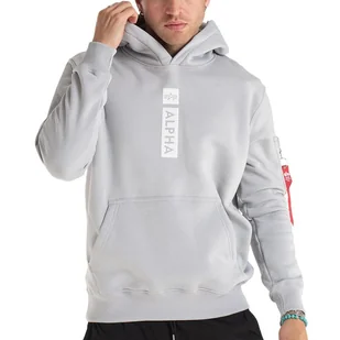 Bluza Alpha Industries PP 146338666 - szara - Bluzy sportowe męskie - miniaturka - grafika 1