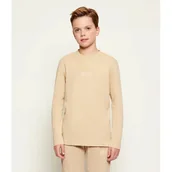 Bluzki dla dziewczynek - HUGO KIDS Longsleeve Regular Fit - miniaturka - grafika 1