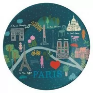 Miseczki i talerzyki dla dzieci - Talerz Deserowy Fi 20 Cm Paryż Emilii Petit Jour Paris - miniaturka - grafika 1