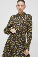 Koszule damskie - Tommy Hilfiger koszula damska kolor żółty regular z kołnierzykiem klasycznym - miniaturka - grafika 1