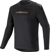 Koszulki męskie - Alpinestars Koszulka długi rękaw ALPINESTARS A-ARIA POLARTEC SWITCH LS JERSEY, Black Rozmiar: L - miniaturka - grafika 1