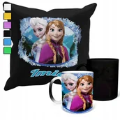 Gadżety dla niej i dla niego - ZESTAW KUBEK MAGICZNY + POSZEWKA Z PODUSZKĄ-BAJKI KSIĘŻNICZKI PREZENT+IMIĘ - miniaturka - grafika 1