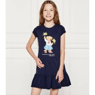 POLO RALPH LAUREN Sukienka - Sukienki i spódniczki dla dziewczynek - miniaturka - grafika 1