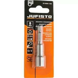 Nasadka typ "Farmer" z magnesem 8,0 x 65 mm Jufisto - Klucze i nasadki - miniaturka - grafika 1