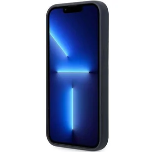 Etui BMW BMHCP14LSILNA iPhone 14 Pro 6,1" granatowy/navy Silicone Metal Logo - Etui i futerały do telefonów - miniaturka - grafika 3