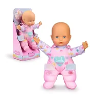 Lalki dla dziewczynek - NENUCO Plasty, miękkie ciało 25 cm, lalka z dźwiękami dziecka, mówi tata i mama, płacze i śmiech, paski do quita i pon, zabawka dla dzieci od 10 miesięcy, sławna (NFNB0000) - miniaturka - grafika 1