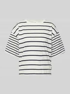 Koszulki i topy damskie - Oversized T-shirt z czystej Bawełna - miniaturka - grafika 1