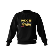 Odzież do sportów motorowych - Czarna bluza MAZDA MIATA MX5-XS - miniaturka - grafika 1