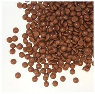 Dodatki do ciast w proszku - PASTYLKI CZEKOLADOWE POLEWA NA TORT DRIP MLECZNA CZEKOLADA 34% BRĄZOWY 50g - miniaturka - grafika 1