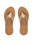 Klapki i japonki damskie - Roxy Japonki ARJL100899-SAG Beżowy - miniaturka - grafika 1
