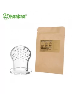 Haakaa Podajnik silikonowy do gryzaka Królik,L - Gryzaki dla dzieci - miniaturka - grafika 1