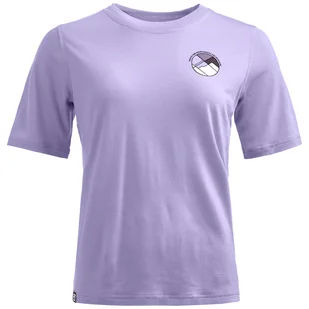 Koszulka damska Ortovox 140 Cool Round Landscape T-shirt Rozmiar: M / Kolor: fioletowy - Koszulki sportowe damskie - miniaturka - grafika 1