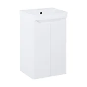 Szafki łazienkowe - Zestaw szafka z umywalką 40.8x35.3 Moss biały mat - miniaturka - grafika 1