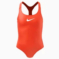 Stroje kąpielowe - Kostium kąpielowy Nike Essential NESSB711 620 S (130-140cm) czerwony - miniaturka - grafika 1