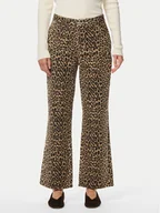 Spodnie damskie - Pieces Jeansy Salume 17156943 Brązowy Straight Fit - miniaturka - grafika 1