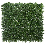 Akcesoria do ogrodzeń - Panel osłonowy Żywopłot białe kwiaty 100x100 cm Naterial - miniaturka - grafika 1