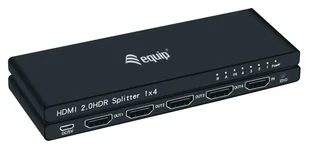 Equip 332717 rozgałęziacz telewizyjny HDMI 4x HDMI - Rozgałęźniki - miniaturka - grafika 1