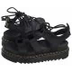 Sandały damskie - Sandały Nartilla Black Hydro Leather 24641001 (DR22-a) Dr. Martens - miniaturka - grafika 1