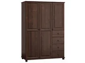 Szafy - Szafa sosnowa 3D nr4 S120 orzech - miniaturka - grafika 1