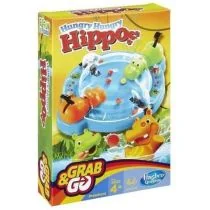 Hasbro Gra - Głodne Hipcie Kieszonkowe - Gry planszowe - miniaturka - grafika 1
