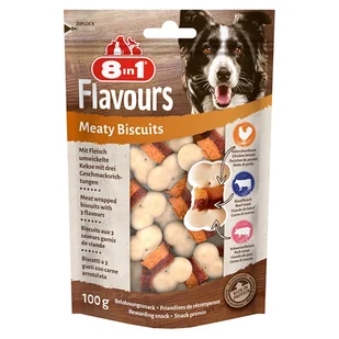 Zolux Przysmak 8in1 FLAVOURS Meaty Biscuits 100g T152590 - Przysmaki dla psów - miniaturka - grafika 2