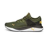 Trampki męskie - PUMA Męskie trampki Pacer Future, zielone mech płaskie ciemnoszare-pomarańczowe GLO, 5,5 UK - miniaturka - grafika 1
