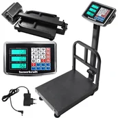 Wagi sklepowe - Elektroniczna waga magazynowa sklepowa platformowa towarowa przemysłowa LCD - miniaturka - grafika 1