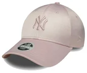Czapki damskie - Czapka z daszkiem NEW ERA NYY Womens MLB Satynowa 9FORTY różowa - miniaturka - grafika 1