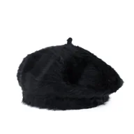 Czapki damskie - Beret Classy fluffy - miniaturka - grafika 1