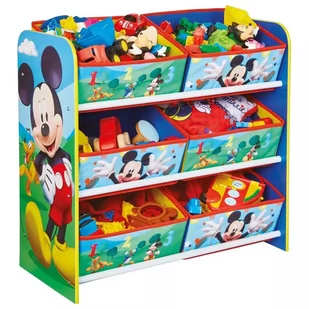 Worldsapart Worldsapart Półka z koszami na zabawki Myszka Mickey - Półki i regały dla dzieci - miniaturka - grafika 1