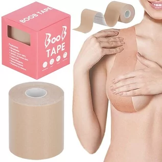 Akcesoria do bielizny - Taśma do biustu boob tape 5m modelująca biust tejp M - grafika 1