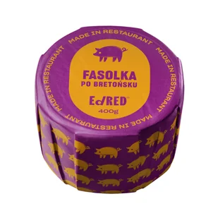 Rzemieślnicza konserwa w puszce Ed RED Casual Fasolka po bretońsku 400 g - ONE SIZE - Szybkie dania obiadowe - miniaturka - grafika 1