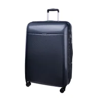 Walizki - Duża szara walizka z policarbonu - miniaturka - grafika 1