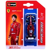 Samochody i pojazdy dla dzieci - Bburago model 164 bolid f1 ferrari sf-25 2025 charles leclerc 18-56801 - model lub pojazd - miniaturka - grafika 1