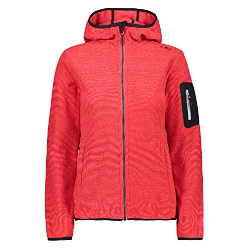 CMP Damska kurtka polarowa czerwony Red Fluo-Antracite 38
