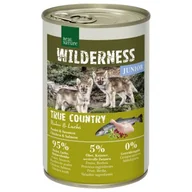 Mokra karma dla psów - REAL NATURE WILDERNESS Junior Kurczak z łososiem 12x400 g - miniaturka - grafika 1