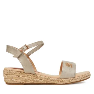 Espadryle Tommy Hilfiger T3A7-33803-1833514 S Beżowy - Buty dla dziewczynek - miniaturka - grafika 1