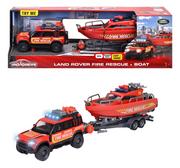 Samochody i pojazdy dla dzieci - Majorette, pojazd GS Land Rover z łodzią, 33,5cm - miniaturka - grafika 1