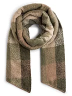 Apaszki i szaliki damskie - Pieces Szalik damski Kobiety Sztuczne włókno zielony w kratkę, ONE SIZE - miniaturka - grafika 1