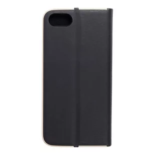 Forcell Kabura LUNA Book Gold do IPHONE 7 / 8 / SE 2020 czarny - Etui i futerały do telefonów - miniaturka - grafika 1