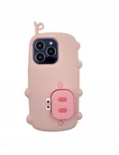 Etui i futerały do telefonów - ETUI CASE 3D PIG Z PODSTAWKĄ IPHONE 13 - miniaturka - grafika 1