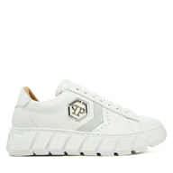 Sneakersy męskie - Sneakersy PHILIPP PLEIN SAES USC0698 PLE075 Biały - miniaturka - grafika 1
